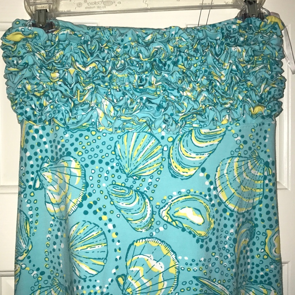 Lilly Pulitzer strapless maxi dress